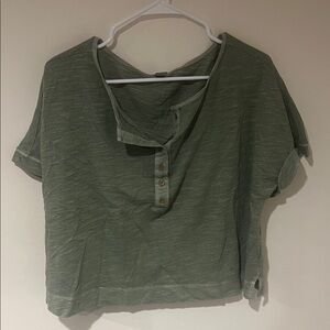 Old Navy Olive Green Crop Top